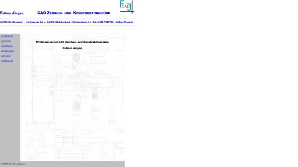 Website Screenshot: Technisches Zeichenbüro - Fellner Jürgen - Zeichenbüro Fellner Jürgen - Date: 2023-06-22 15:15:44