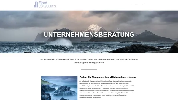 Website Screenshot: FJORD Consulting GmbH - Fjord – Consulting - Date: 2023-06-22 15:15:44