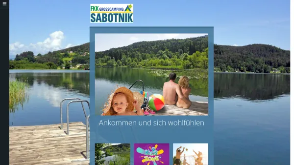 Website Screenshot: FKK Grosscamping Sabotnik - Unser WohlfühlrezeptGanz einfach ... - fkk-sabotnik-ats Webseite! - Date: 2023-06-22 15:15:44