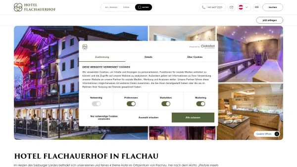 Website Screenshot: Hotel Restaurant Flachauerhof - 4 Sterne Hotel in Flachau: Flachauerhof in Österreich - Date: 2023-06-15 16:02:34