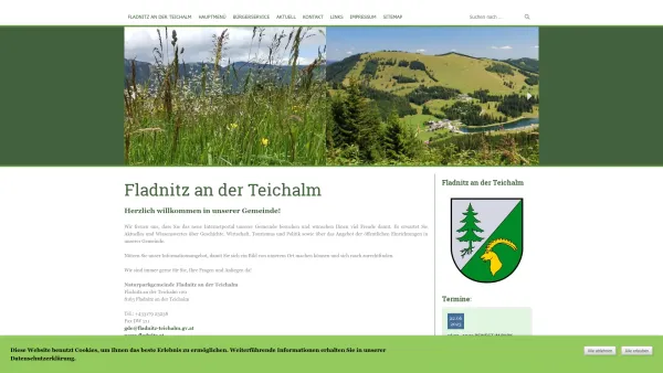 Website Screenshot: Gemeinde Fladnitz - Fladnitz an der Teichalm - Date: 2023-06-22 15:15:44