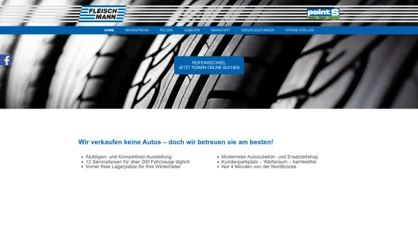 Website Screenshot: Fleischmann-Reifen Reifen Felgen für Auto LKW und Motorrad - Fleischmann Klosterneuburg: Ihr Fachbetrieb für PKW-, LKW- und Motorrad-Reifen und Felgen! - Date: 2023-06-15 16:02:34