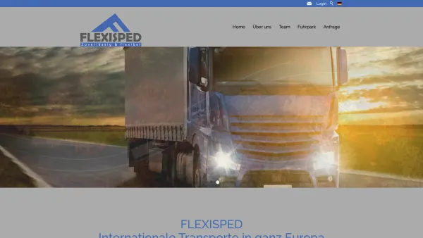 Website Screenshot: Flexisped Internationale Spedition Neue Seite 1 - Transporte - Flexisped - Internationale Transporte in ganz Europa - Tirol / Austria - Date: 2023-06-22 15:00:59