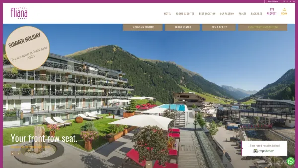 Website Screenshot: Hotel Fliana**** - Hotel Fliana | The 4****s hotel in Ischgl/Tyrol - Date: 2023-06-14 10:39:54