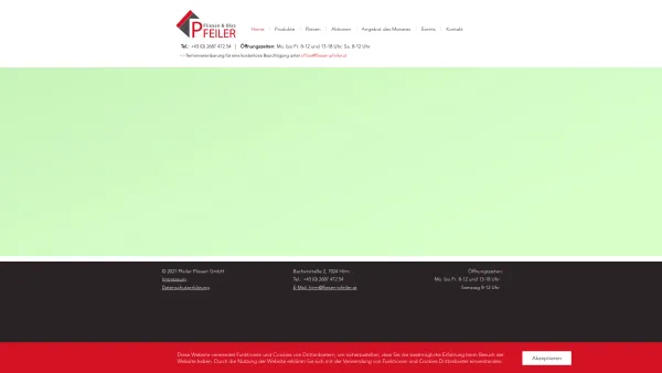 Website Screenshot: Fliesen Pfeiler der Spezialist für Fliesen Naturstein Keramik Glas Boden Wand und Decke - Fliesen-Pfeiler in Hirm | Fliesen, Glas, uvm - Date: 2023-06-22 15:00:59