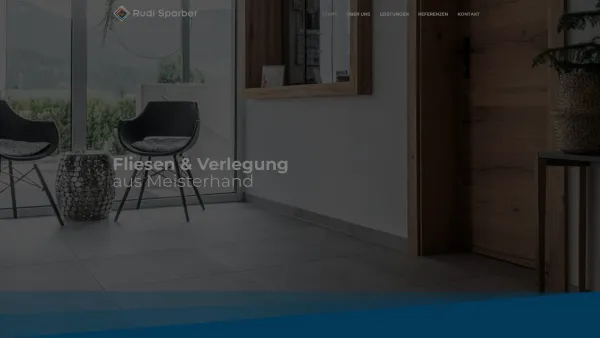 Website Screenshot: Fliesen-Sparber Eben Pongau Salzburg Österreich - Rudi Sparber | Fliesen & Verlegung aus Meisterhand in Eben im Pongau - Date: 2023-06-22 15:00:59