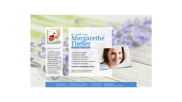 Website Screenshot: Dr. Fliesser - Margarethe Fließer - Date: 2023-06-22 15:01:00