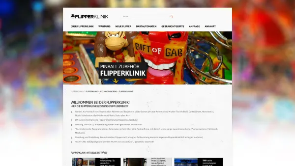 Website Screenshot: Flipperklinik.at Seelmaier Andreas 4204 Reichenau - - SEELMAIER Andreas - Flipperklinik.at - FLIPPERKLINIK | Flipperklinik Seelmaier - Date: 2023-06-22 15:01:00