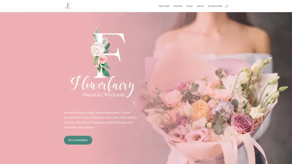 Website Screenshot: Flowerfairy Floristik und Blumenwerkstatt - Flowerfairy | Blumen exklusiv - Date: 2023-06-26 10:26:19