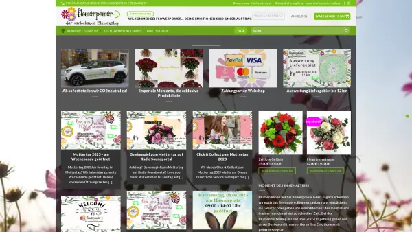 Website Screenshot: flowerpower der verlockende Blumenshop - blumen graz, blumenlieferung graz, blumenzustellung graz, - Date: 2023-06-22 15:11:32