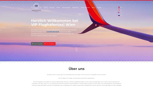 Website Screenshot: VIP Airport Taxi - VIP Airport Taxi Vienna - Date: 2023-06-26 10:26:19