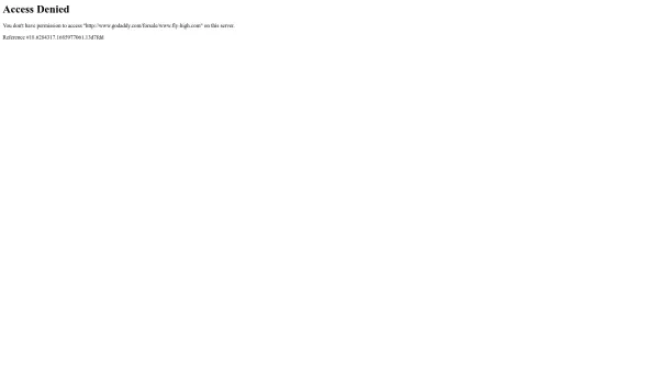 Website Screenshot: Fly High - Drachenladen - Access Denied - Date: 2023-06-14 10:37:21