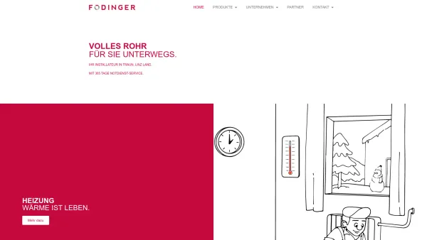 Website Screenshot: Födinger - Ihr Installateur - Födinger Heizung Bad GmbH | Installateur Traun, Linz Land - Date: 2023-06-22 15:01:03