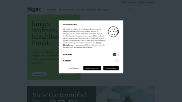 Website Screenshot: Föger-Wohnen Gesellschaft föger Der starke Tiroler - Willkommen Dahoam - Föger - Date: 2023-06-15 16:02:34