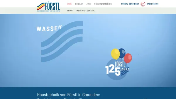 Website Screenshot: Ing. Foerstl Haustechnik - Komplette Haustechnik: Bad, Elektrik, Heizen, Kühlen und Regeltechnik - Date: 2023-06-15 16:02:34
