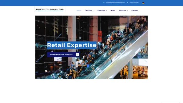 Website Screenshot: Foley Retail Consulting - Home - Foley Retail Consulting - Date: 2023-06-22 15:01:03