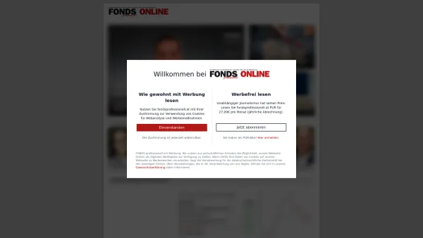 Website Screenshot: Fondsprofessionell Online - FONDS professionell - Date: 2023-06-22 15:01:03