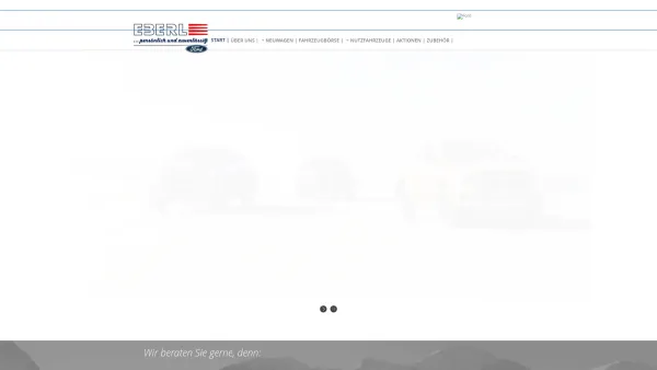 Website Screenshot: Autohaus Eberl Ford-Eberl - Autohaus Eberl - Date: 2023-06-14 10:39:54