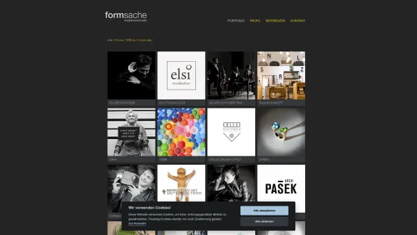 Website Screenshot: formsache medienwerkstatt - Portfolio - Formsache - Date: 2023-06-22 15:01:03