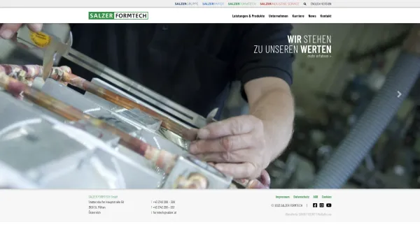 Website Screenshot: Salzer Formtech GmbH - Salzer Formtech – Salzer - Date: 2023-06-22 15:11:32