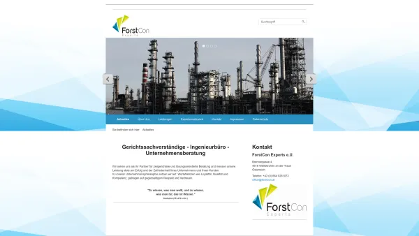Website Screenshot: ForstCon Experts e.U. - ForstCon - Date: 2023-06-22 15:11:32