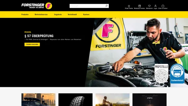 Website Screenshot: Forstinger Österreich GmbH Graz/Seiersberg - Home - Shop - Date: 2023-06-14 16:35:13