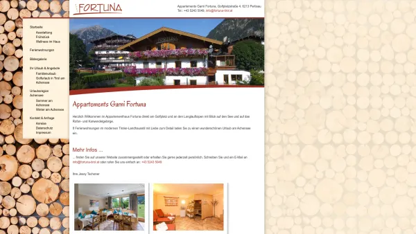 Website Screenshot: Appartements Fortuna - Appartements Garni Fortuna | Appartements Garni Fortuna - Date: 2023-06-22 15:13:29