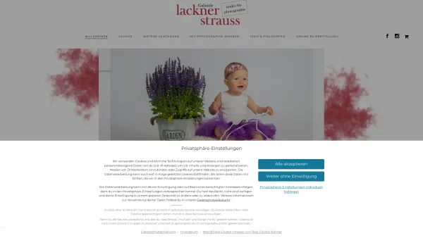 Website Screenshot: foto-lackner-strauss.at Gabriele Lackner-Strauss Freistadt Oberösterreich - Foto Lackner-Strauss – Studio für Photographie - Date: 2023-06-22 15:13:29