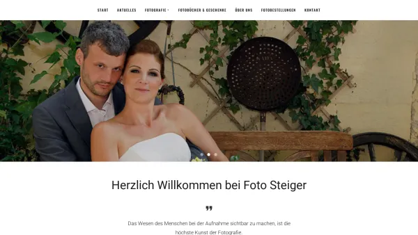 Website Screenshot: foto video steiger Wiener Neustadt Mattersburg - Home | foto-steiger.at - Date: 2023-06-22 15:13:29