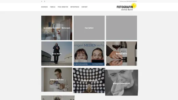 Website Screenshot: Astrid Bartl Fotostudio - Fotografin Astrid Bartl – Fotografin, Werbung, Retz - Date: 2023-06-15 16:02:34