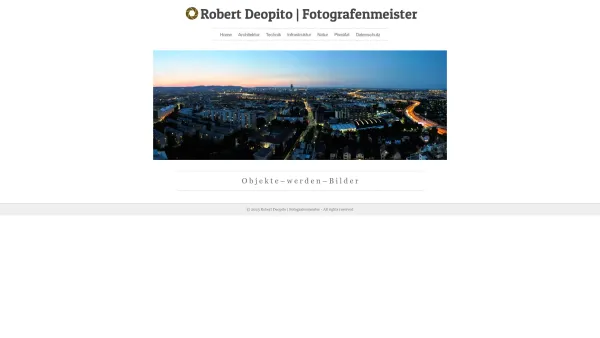 Website Screenshot: Robert Deopito - Fotograf - Robert Deopito | Fotografenmeister - Date: 2023-06-22 15:13:29