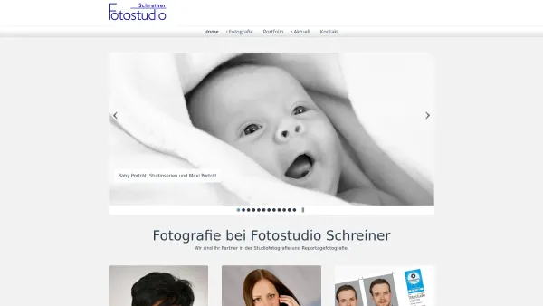 Website Screenshot: Fotostudio Schreiner Tel. 01) 713 63 17 - Fotostudio Schreiner .::. Ihr Fotograf und Fotostudio in Wien - Date: 2023-06-22 15:01:06