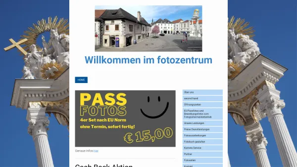 Website Screenshot: fotozentrum - Cash Back Aktion OMSystem - fotozentrums Webseite! - Date: 2023-06-22 15:01:06