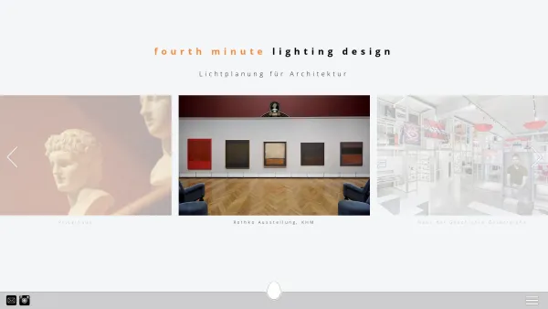 Website Screenshot: fourth minute lighting design - fourth minute lighting design - Philipp Metternich - Lichtplanung für Architektur - Date: 2023-06-22 15:01:06