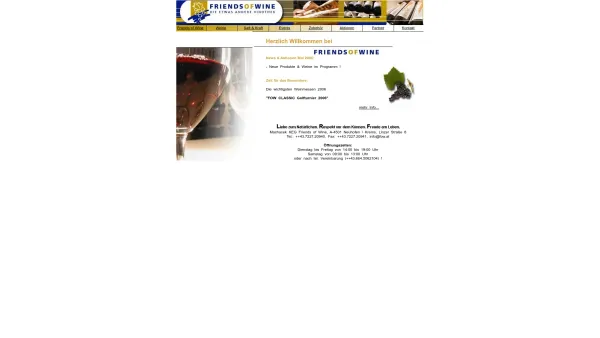 Website Screenshot: Friends of Wine - Machacek KEG - Friends of Wine - Machacek KEG - Date: 2023-06-22 15:01:06