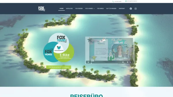 Website Screenshot: Fox-Tours Fox Tours Online - Foxtours - Das Reisebüro in Oberwart - Date: 2023-06-15 16:02:34