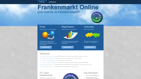 Website Screenshot: Gemeindeamt des Marktes Frankenmarkt.net - Onlineportal Frankenmarkt - Date: 2023-06-22 15:01:06