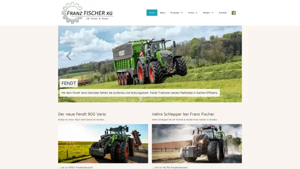 Website Screenshot: Landmaschinentechnik Franz Fischer Landmaschinenhandel Franz Fischer KG - Franz Fischer KG - LM Technik & Handel - 8345 Straden - Date: 2023-06-22 15:13:30
