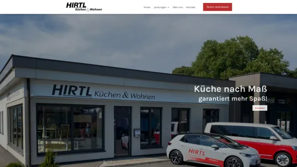 Website Screenshot: Franz Hirtl Küchen Wohnen - Franz Hirtl e.U. | Küchen nach Maß - Date: 2023-06-15 16:02:34