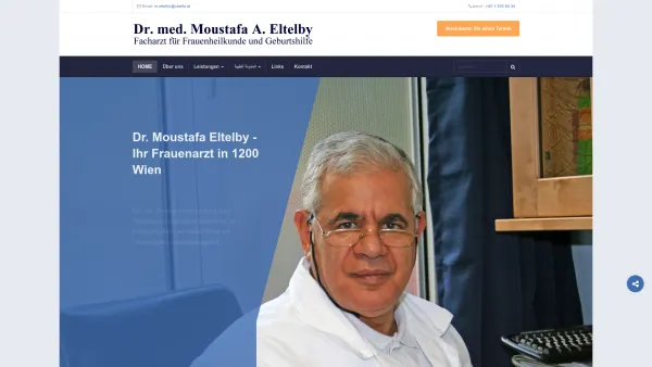 Website Screenshot: Dr. Moustafa Eltelby - Dr. med. Moustafa A. Eltelby - Facharzt Frauenheilkunde Und Geburtshilfe - Date: 2023-06-26 10:26:19
