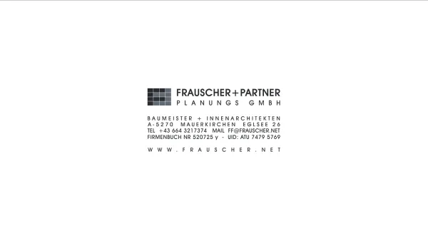 Website Screenshot: Ing. Franz Tischlerei Frauscher - Frauscher + Partner Planungs GmbH - Date: 2023-06-22 15:11:37