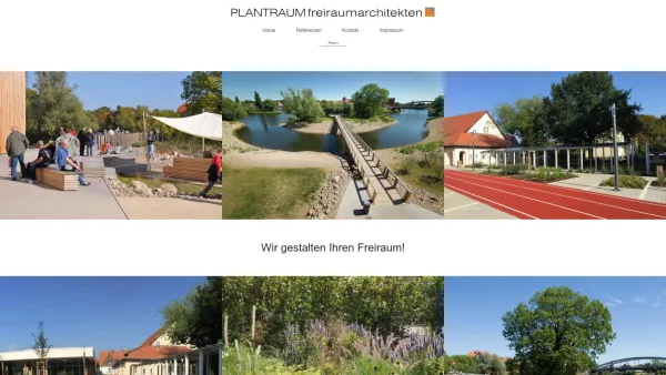 Website Screenshot: Plantraum__Freiraumarchitekten - Freiraumarchitekten - Home - Date: 2023-06-22 15:01:10