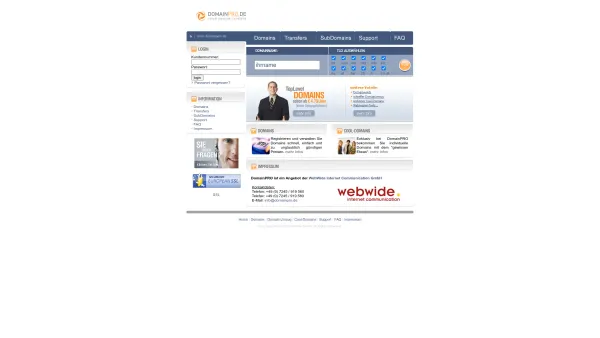 Website Screenshot: Felizitas DomaArbeit - DomainPRO.de - Date: 2023-06-22 15:01:10