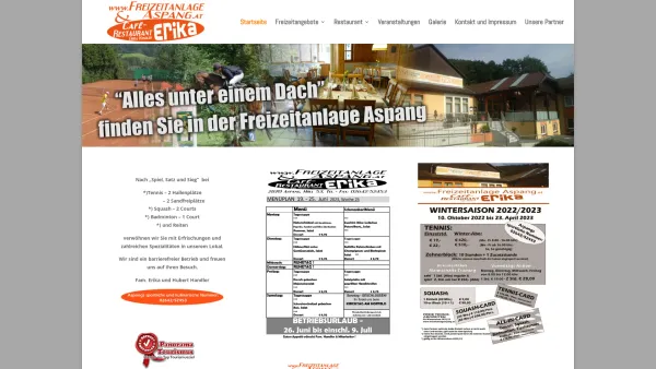 Website Screenshot: Freizeitanlage Aspang - Freizeitanlage Aspang | Freizeitvergnügen im Wechselland - Date: 2023-06-22 15:01:10