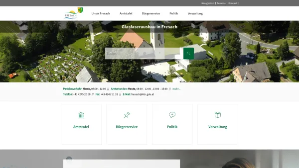 Website Screenshot: Gemeindeamt Fresach - Gemeinde Fresach - Geko digital - Date: 2023-06-22 15:01:10
