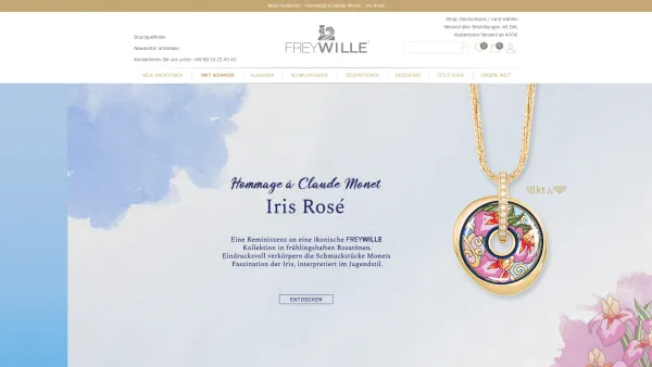 Website Screenshot: FREY WILLE - Offizieller FREYWILLE Webshop – Online Boutique - Date: 2023-06-22 15:01:11