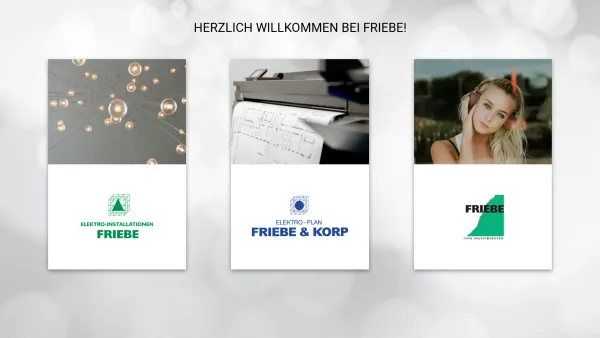 Website Screenshot: Friebe Gesellschaft m.b.H. - Willkommen bei Friebe! - Date: 2023-06-22 15:01:11
