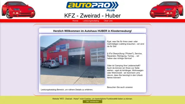 Website Screenshot: Friedrich Huber Neue Seite 2 - KFZ-Zweirad-Huber - Date: 2023-06-22 15:01:11