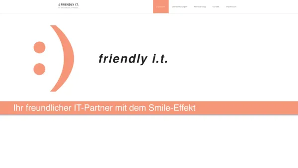 Website Screenshot: ) friendly i.t. das Netzwerk für informative Technologien <br> bietet Klein und Mittelbetrieben bis ca. 250 Mitarbeitern optimiert - :) friendly i.t. – Ihr freundlicher IT-Partner … - Date: 2023-06-22 15:01:11