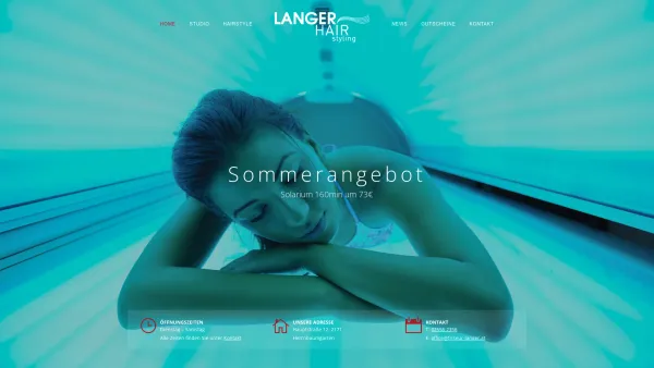 Website Screenshot: Langer Hair Styling - Friseur Langer – Top Frisuren im Bezirk Mistelbach - Date: 2023-06-22 15:11:37